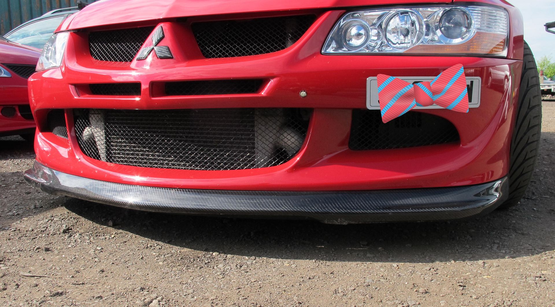 Evo VIII 8 & X 10 Carbon front splitters Mitsubishi Lancer Register Forum