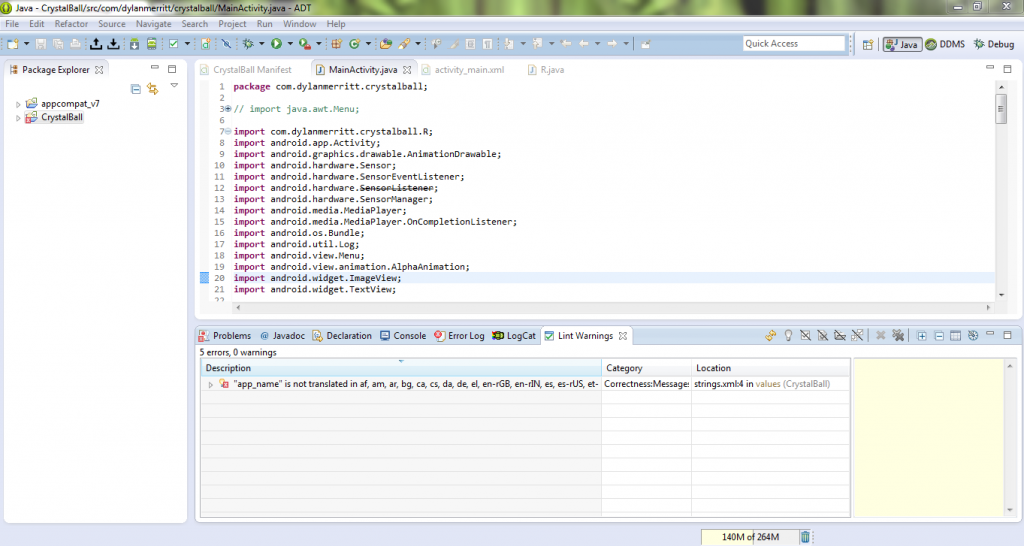 Lint Warning Lint Warning