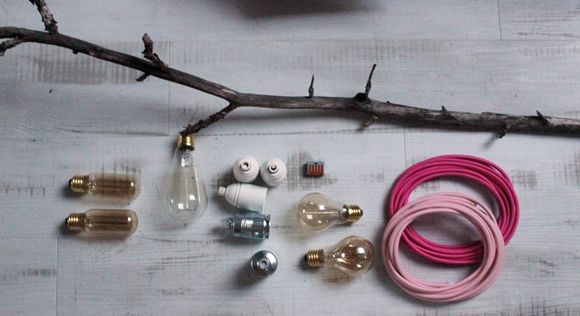 Artisserie: diy: make a lamp with a branch * diy: esstischlampe ...