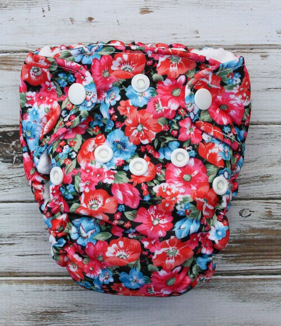 Newborn Red and Blue Flowers Newborn Red and Blue Flowers