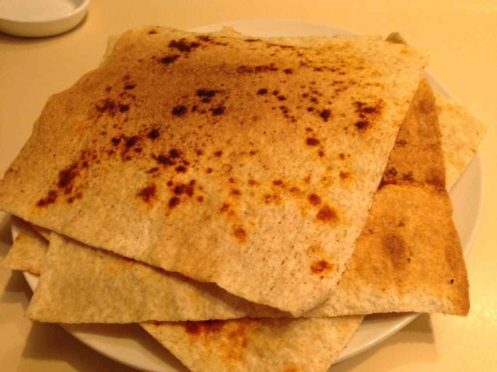 Paprika crispbread