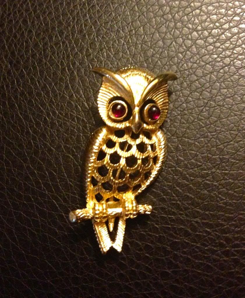 Owl brooch