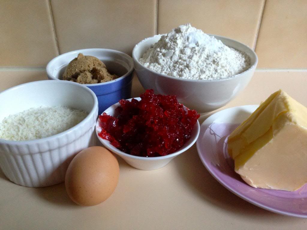 Cherry ripe cookies