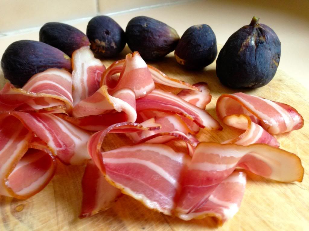 Figs and pancetta