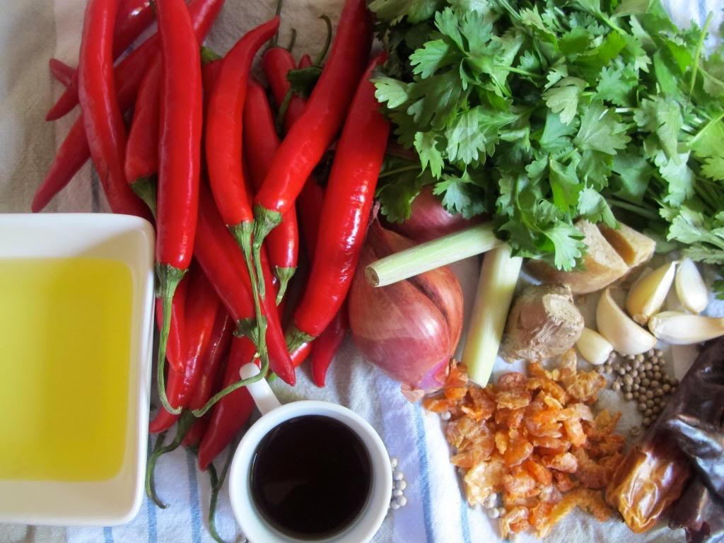 Chilli jam ingredients