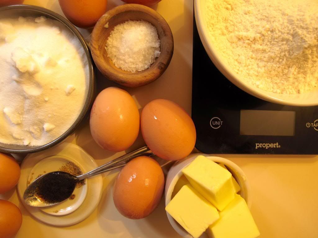 Lamington ingredients