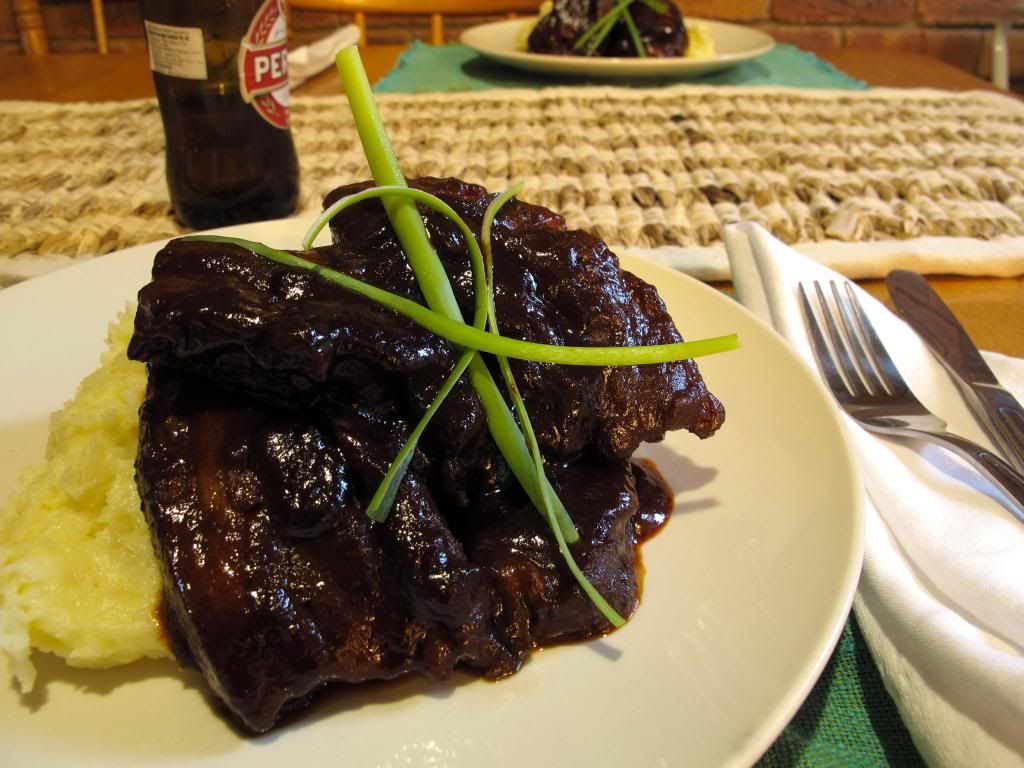 Sticky barbecue ribs