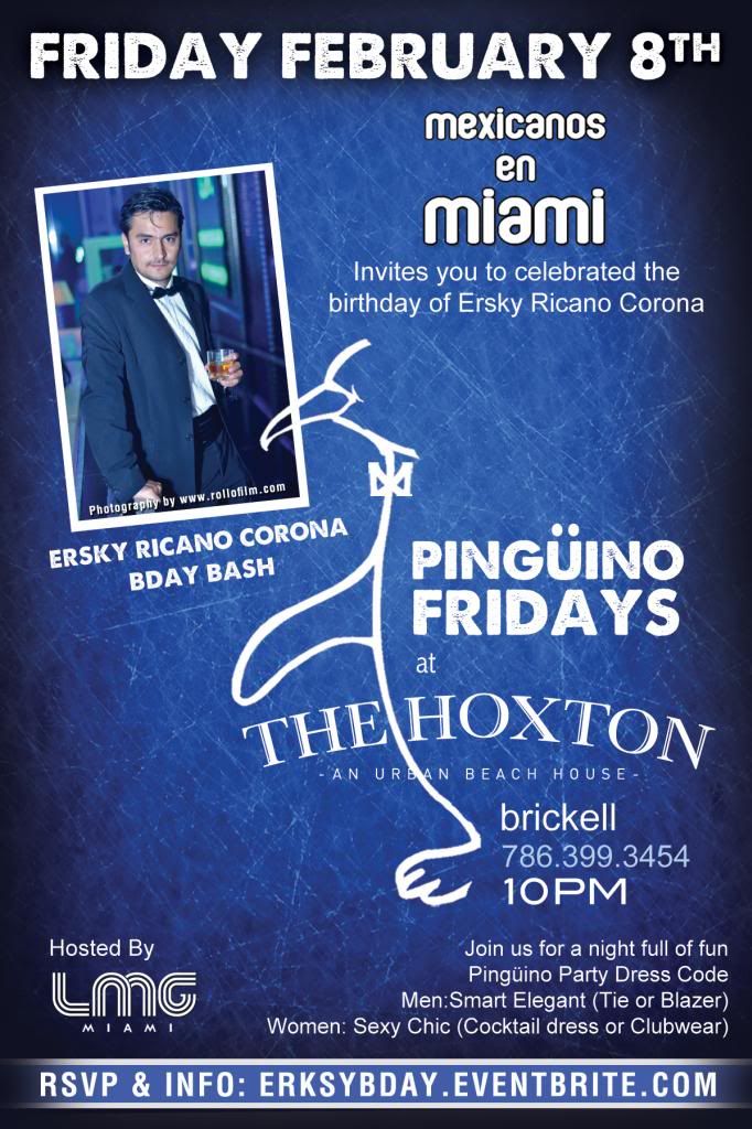 Pinguino Party Celebrating Erksy Ricano Corona Birthday