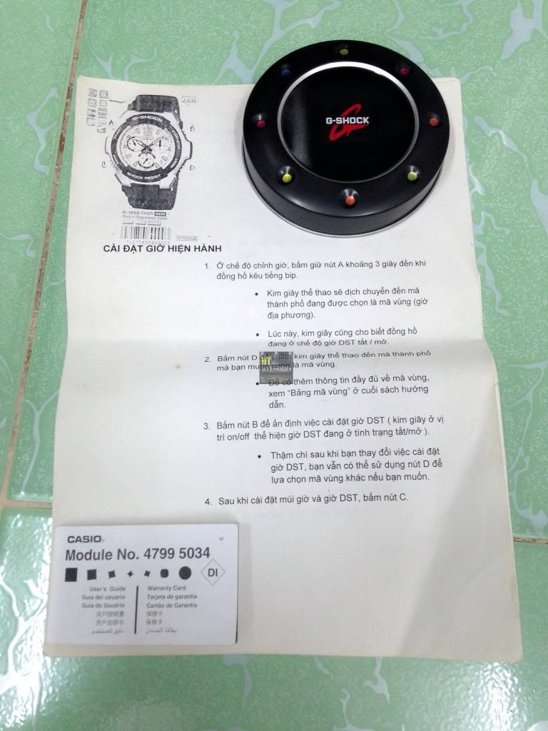 Cần bán đồng hồ Casio G-Shock model G-1000D-7AJR mua tại An Khánh - 5