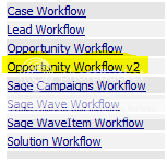 Advanced Customization Workflow Sage CRM