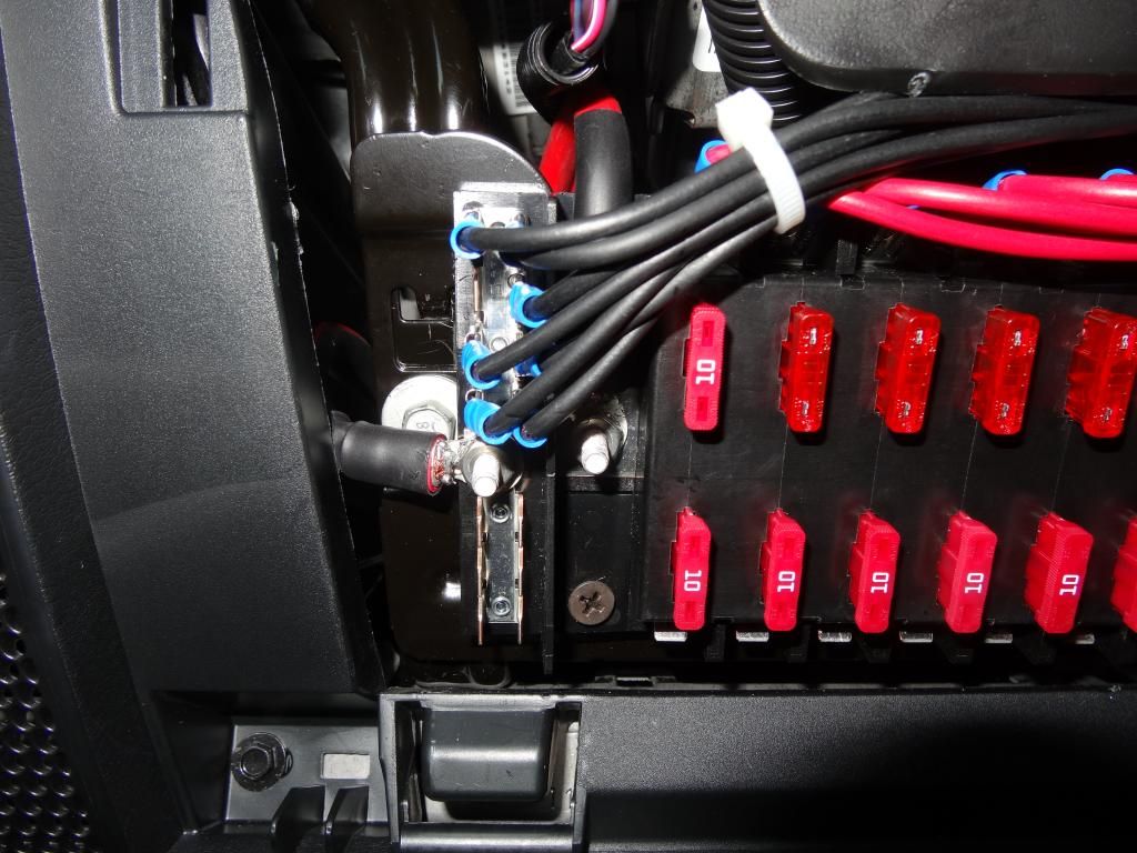 i got the sierra ato/atc fuse panel off amazon as well. again, used the harbor freight jumper cable to make the runs i needed. grounded to standard ...